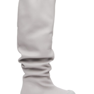 Yume Yume SSENSE Exclusive Gray Fisherman Tall Boots